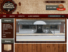 Tablet Screenshot of greencastlecoffee.com